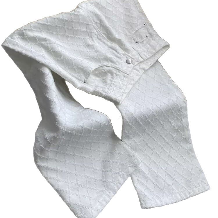 [Exclusively for Cross-Border Export] Spring and Autumn New Wide-Leg Jeans for Men and Women, Slimming New White Straight-Leg Pants
