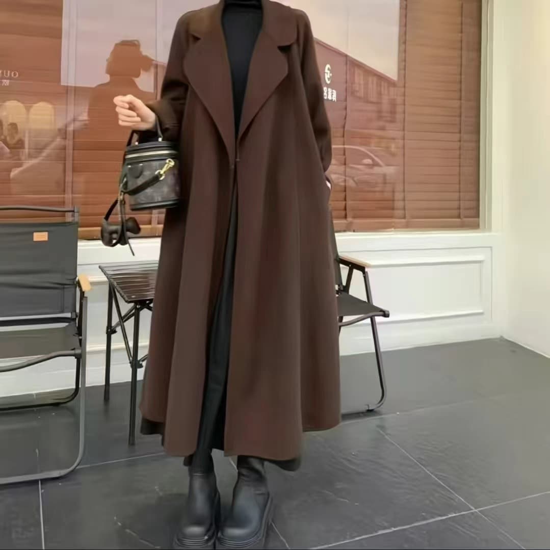 Cross-Border 2026 Spring New Style Elegant Versatile Fashionable Coat High-Quality Texture Coat for Women One-Piece Dropshipping Foreign Trade
