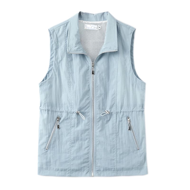 Summer Thin Vest for Women Short Style 2026 New Middle-aged Mom Casual Vest Loose Outerwear Sleeveless Cardigan