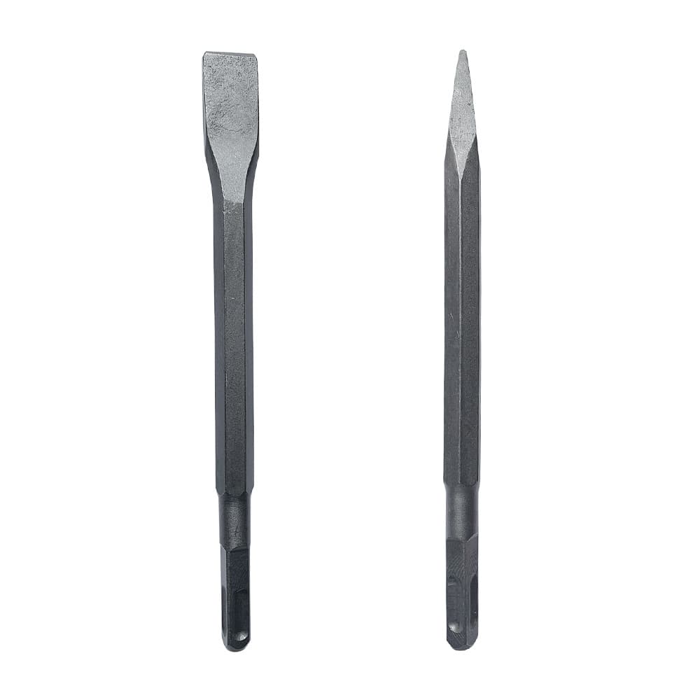 Electric Hammer Square Shank Chisel Wide 50/120 Wall Scraping Impact Drill Chisel Concrete Slotting Pointed Flat Chisel