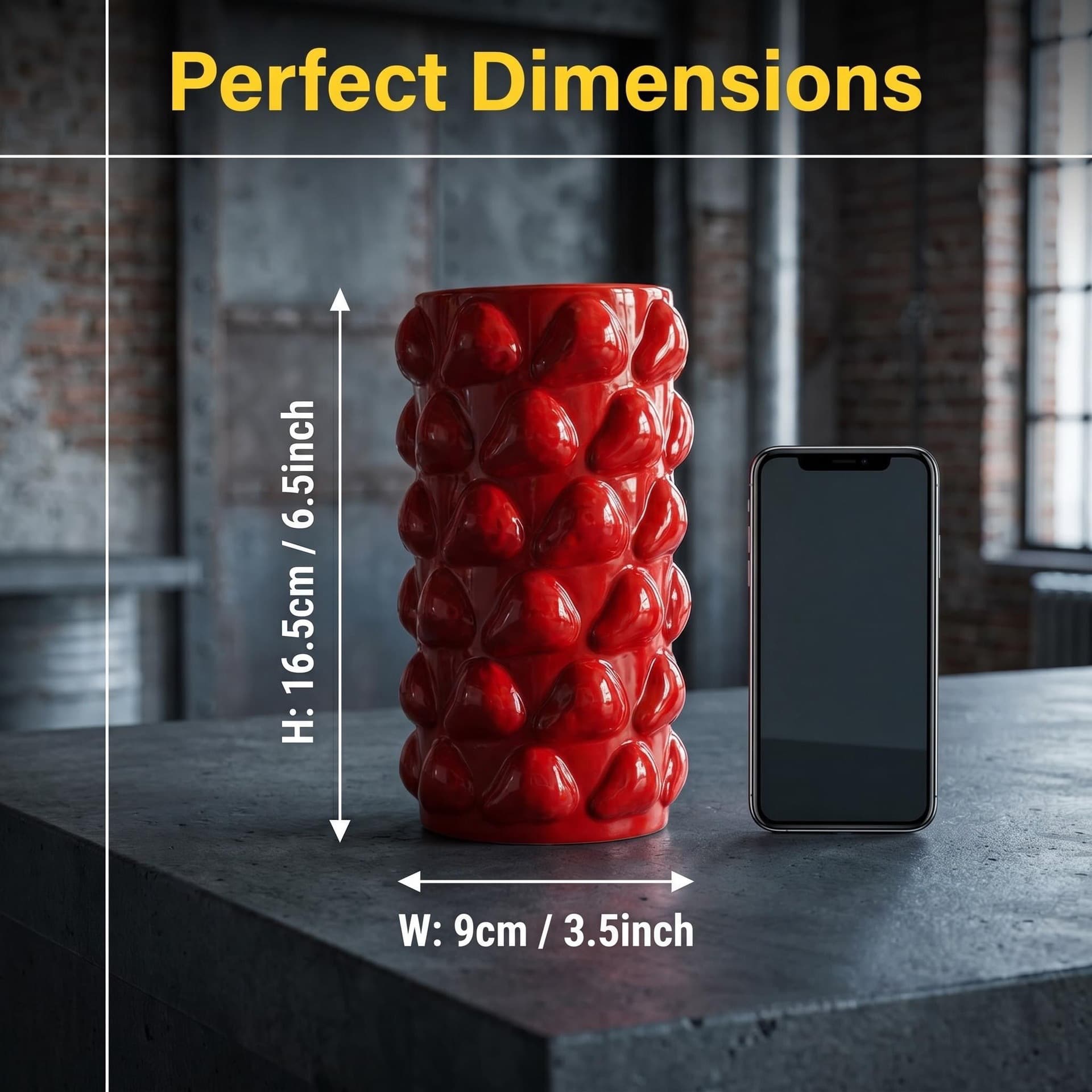 Cross-border INS Style Creative Ceramic Lemon Strawberry Vase for TV Cabinet, Desktop, Study Room Flower Arrangement Decoration Gift