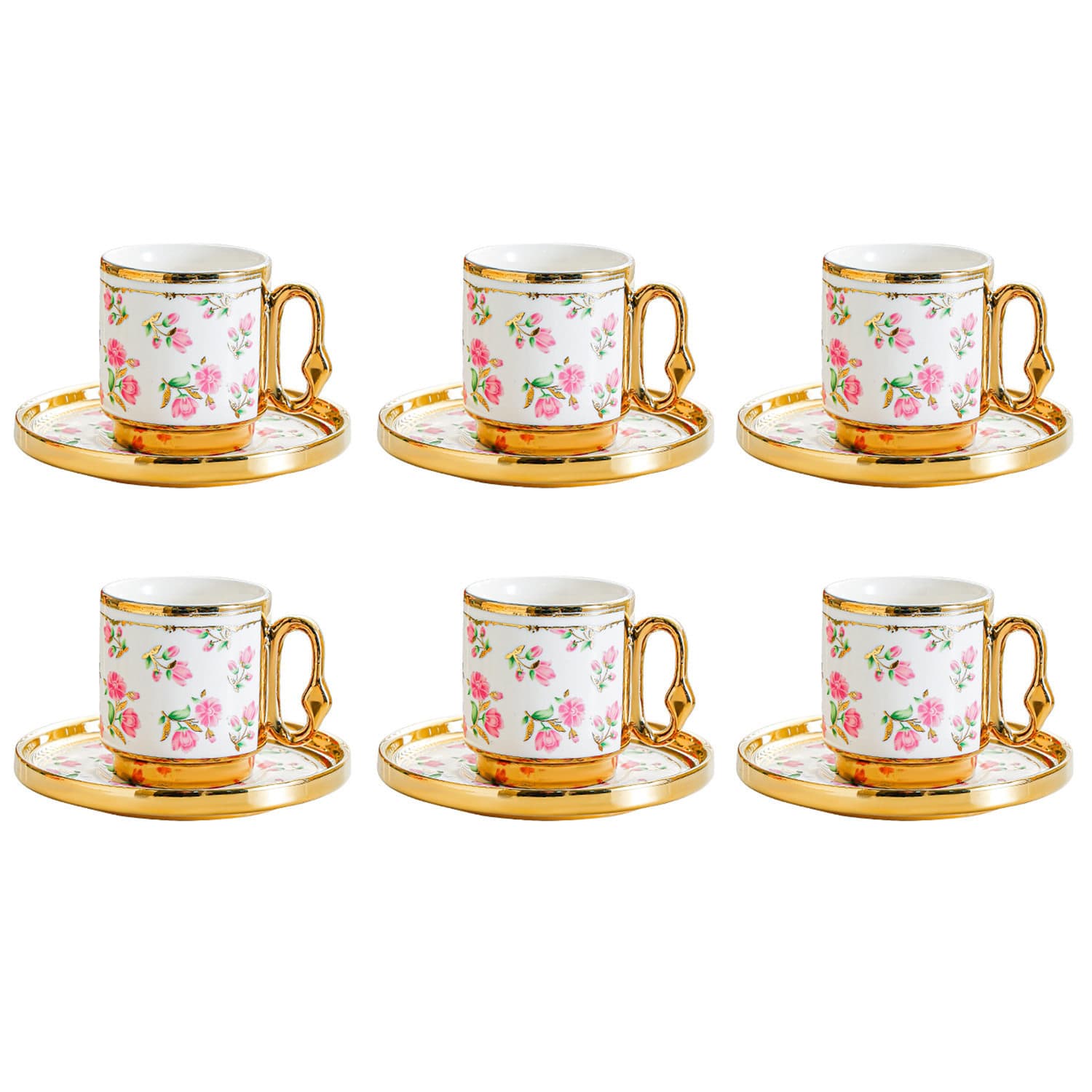 European-Style Light Luxury Ceramic Tea Set for Home and Office Afternoon Tea, Exclusively Designed to Showcase High-End Luxury and Exquisite Elegance