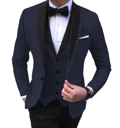 Fashionable New Men's Suit Three-Piece Set for Business and Formal Wear, Premium Two-Piece Suit Set