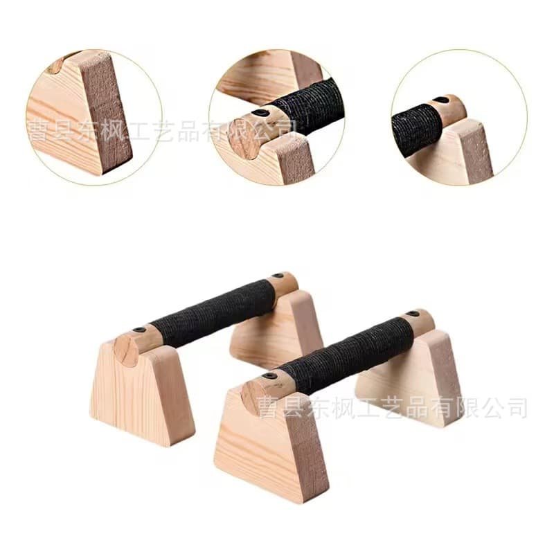 Spot Wooden Push-Up Bracket Single and Parallel Bar Dormitory Inversion Practice Bracket Physical Training Inversion Rack Fitness