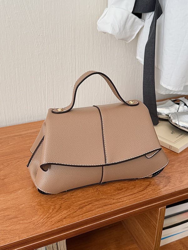 Niche Light Luxury Large Capacity Pleated Handbag 2025 Fall New Style Shoulder Crossbody Tote Bag