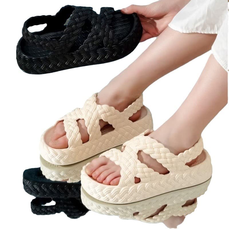 Popular Maillard mid-heel platform sandals, trendy and stylish, non-slip and comfortable beach sandals.