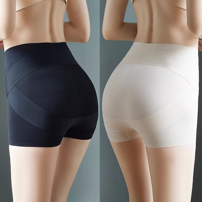 Kaka Tummy Control and Butt Lifting Shapewear for Women, Postpartum Hip Shaping, Anti-Exposure Seamless Safety Shorts, Base Layer Tights