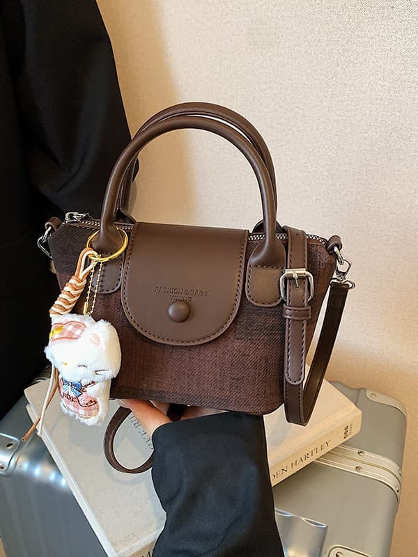 2026 Fashionable Korean Style Dumpling Bag with Color Blocking, Elegant and Simple Design, Underarm Bag, Commuter Shoulder Bag, Crossbody Bag