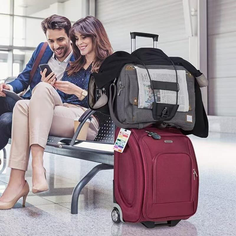 Travel suitcase elastic strap reinforcement, universal fixing strap for business trips, portable adjustable tie-down strap, lightweight