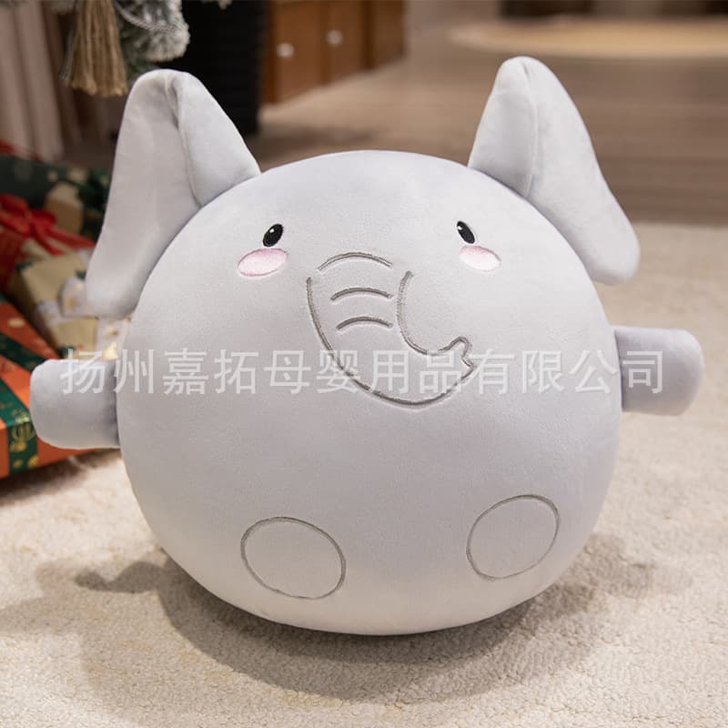 New Elephant Baby Pillow Plush Toy Elephant Doll Girls Bed Decoration Children's Gift