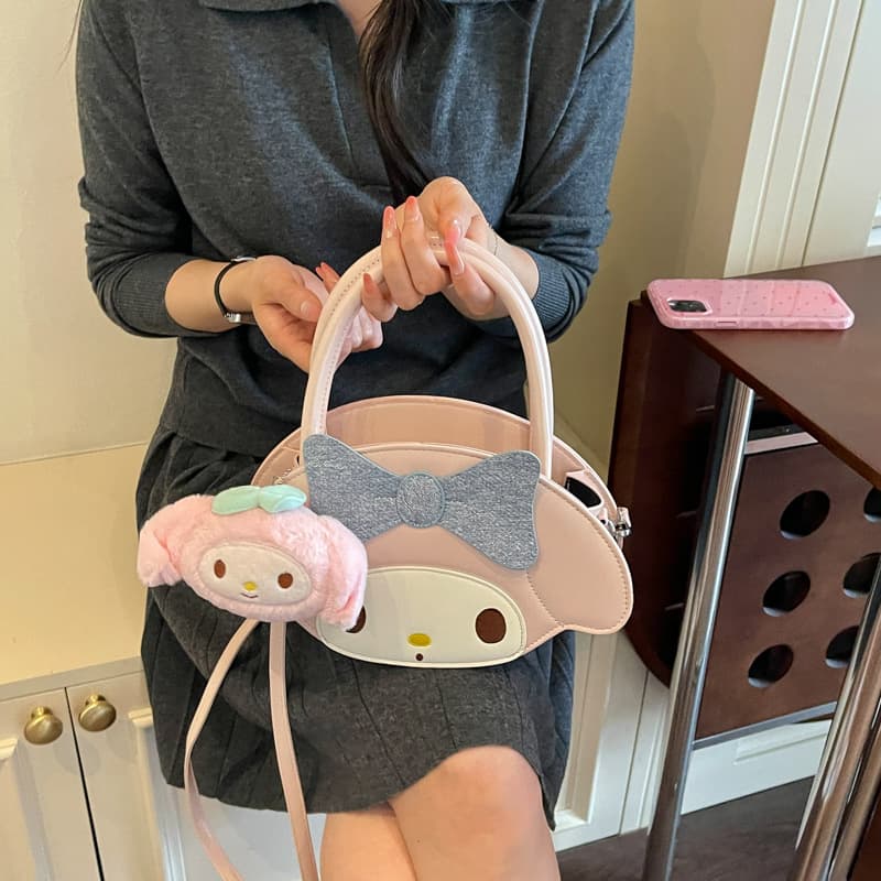 Japanese-style Cute Multi-purpose Melody Cartoon Handbag Crossbody Bag Student Lovely Shoulder Bag Children Small Bag