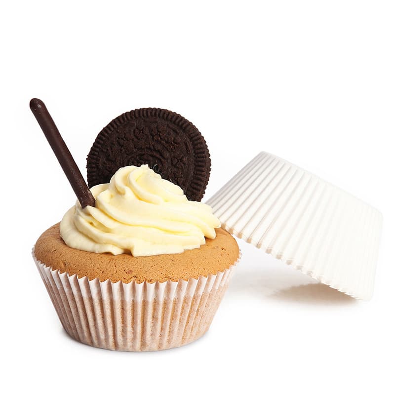 Learn to cook: 100 heat-resistant muffin cupcake liners, baking packaging, baking tools.