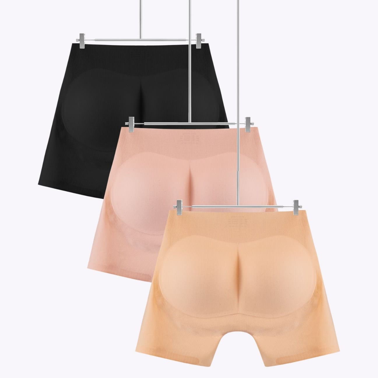 Cross-border seamless flat-angle fake buttocks, buttock enhancement and lifting panties for women, natural peach-shaped buttock pads, buttock artifact, fake buttocks