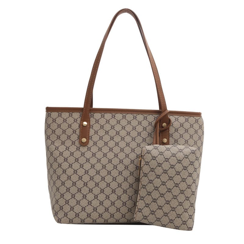 Large Capacity Tote Bag for Women Commute, Stylish and Unique 2024 New Design, Aesthetic Niche Trendy Shoulder Bag with Premium Texture