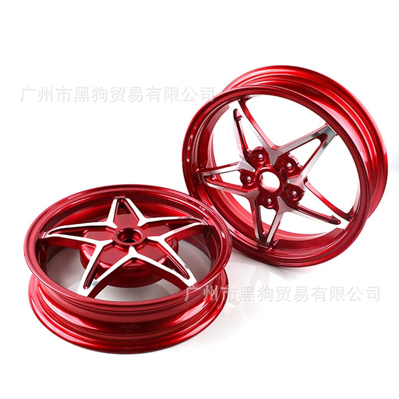Suitable for Piaggio Vespa wheels, Spring Sprint 150 steel rims, modified five-star wheels, factory direct sales and wholesale.