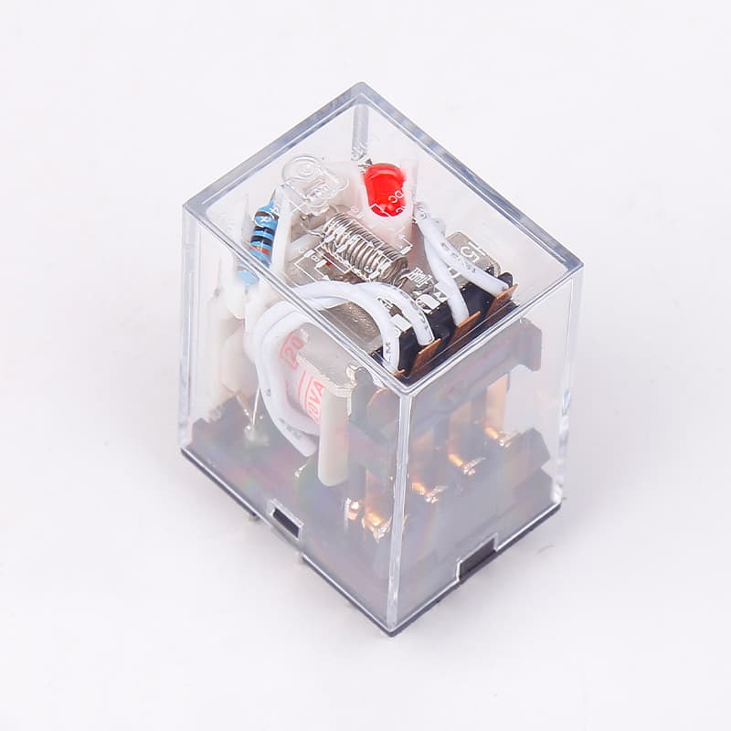 In Stock Relay HH54PL Miniature Electromagnetic Relay with Light Silver Contact Miniature Intermediate Relay