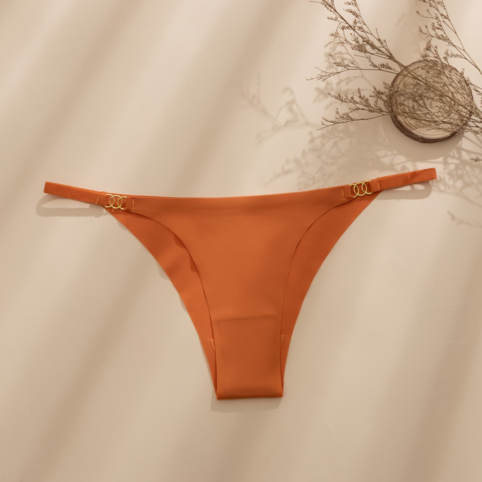 Sports Ice Silk Seamless Thong Women Thin Sexy European American Style