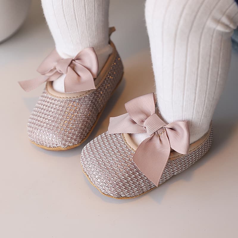 Spring Autumn Baby Princess Shoes Shiny Sole Infant Walker 0-1 Year