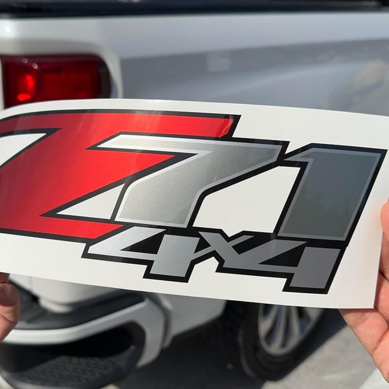 Amazon Z71 Decal Off-road Pickup Truck Reflective Sticker 4X4 Modified Sticker Cross-border Hot Selling Car Products