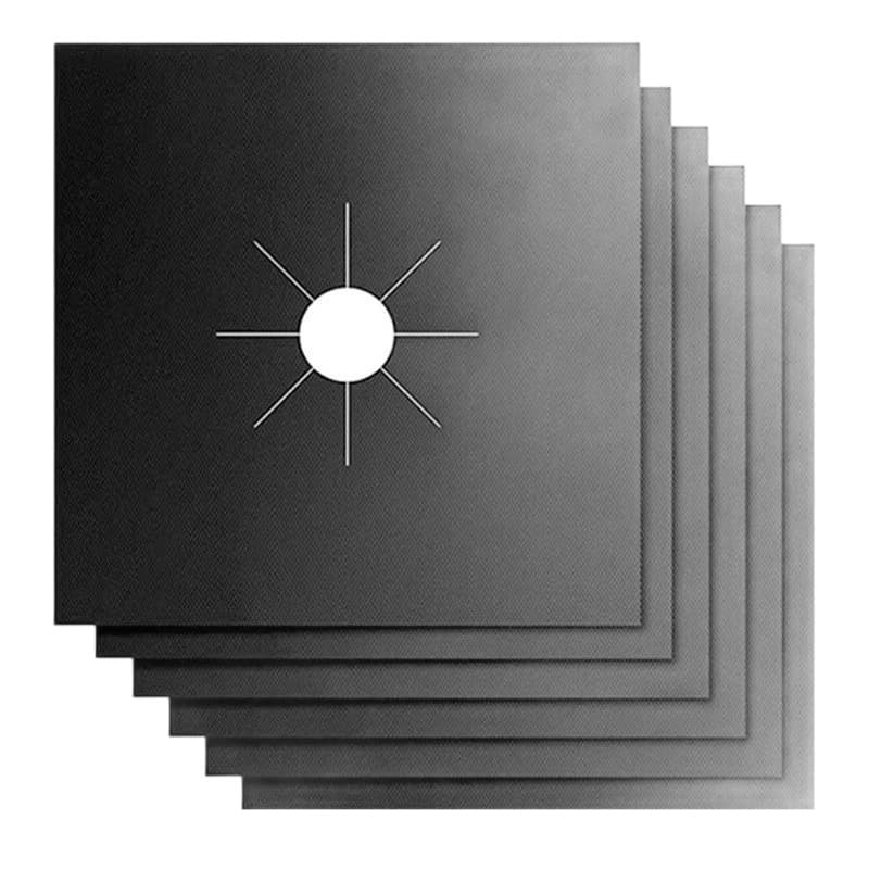 Gas stove anti-oil gasket, kitchen gas anti-dirt sticker, protective cover, tin foil ring, aluminum foil stove mat, magic item.