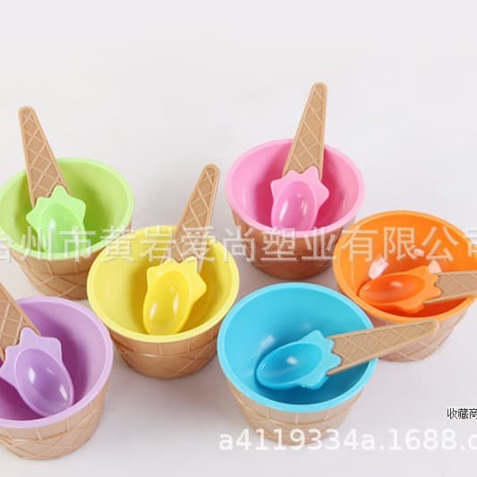 Professional Home Multi-Functional Exquisite Ice Cream Bowl