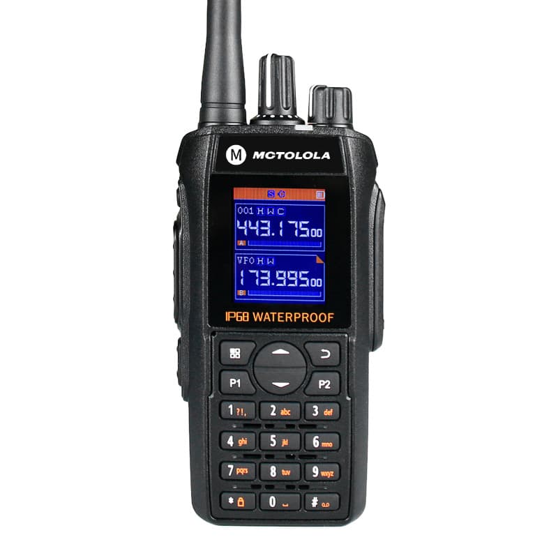 Full-band UV motorcycle 15W high-power walkie-talkie with frequency matching button, high frequency for camping, maritime use, self-driving, waterproof, 350MHz