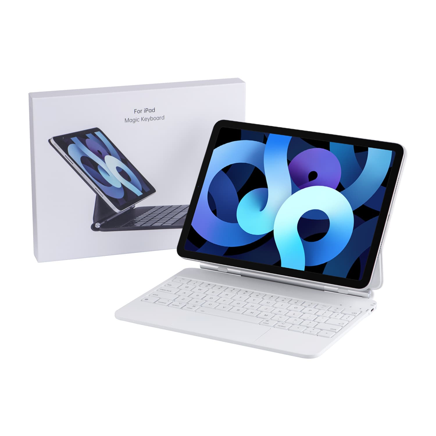 Compatible with iPad Air M3 Pro 110.9 Magic Bluetooth Keyboard Floating Magnetic Office Silent Wireless 10th Gen 6