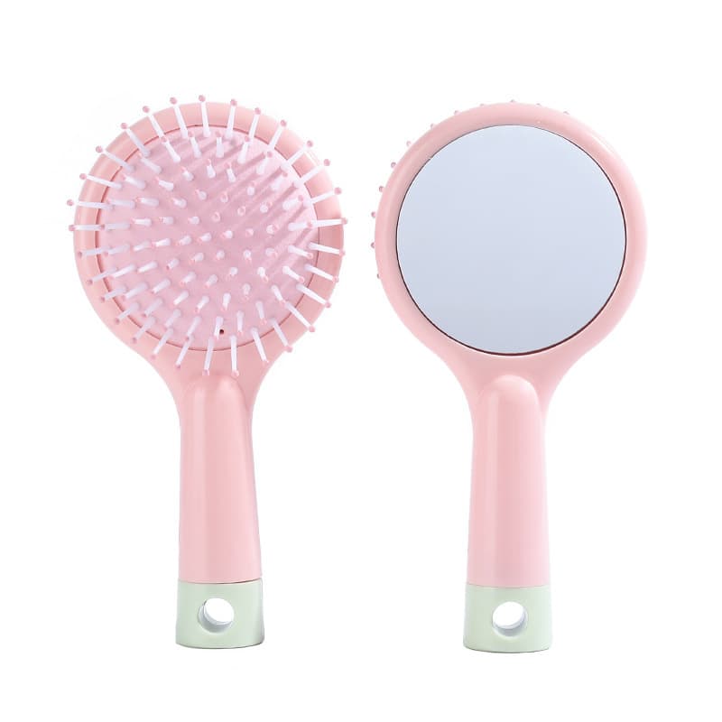 Air Cushion Comb with Mirror 2-in-1 New Massage Comb Portable Mini