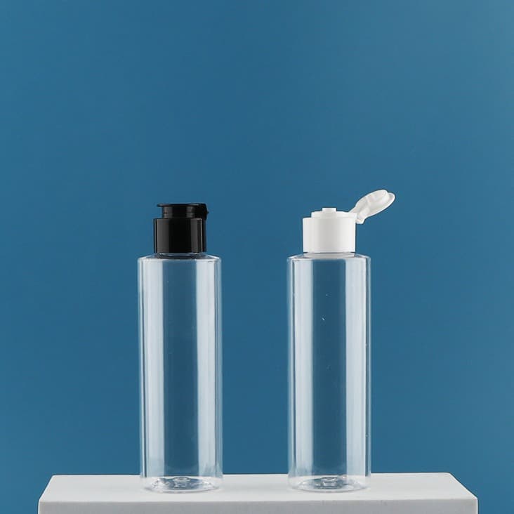 Wholesale Customized Packaging Pet Toner Makeup Remover Horizontal Shoulder Bottle 150ml 200ml Daily Chemical Supplies Plastic Bottle