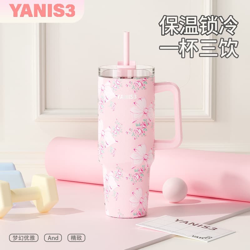 Cross-border Hot Selling In Stock eBay 2nd Gen 40OZ Large Capacity Stainless Steel Car Thermos Cup High Appearance Gift