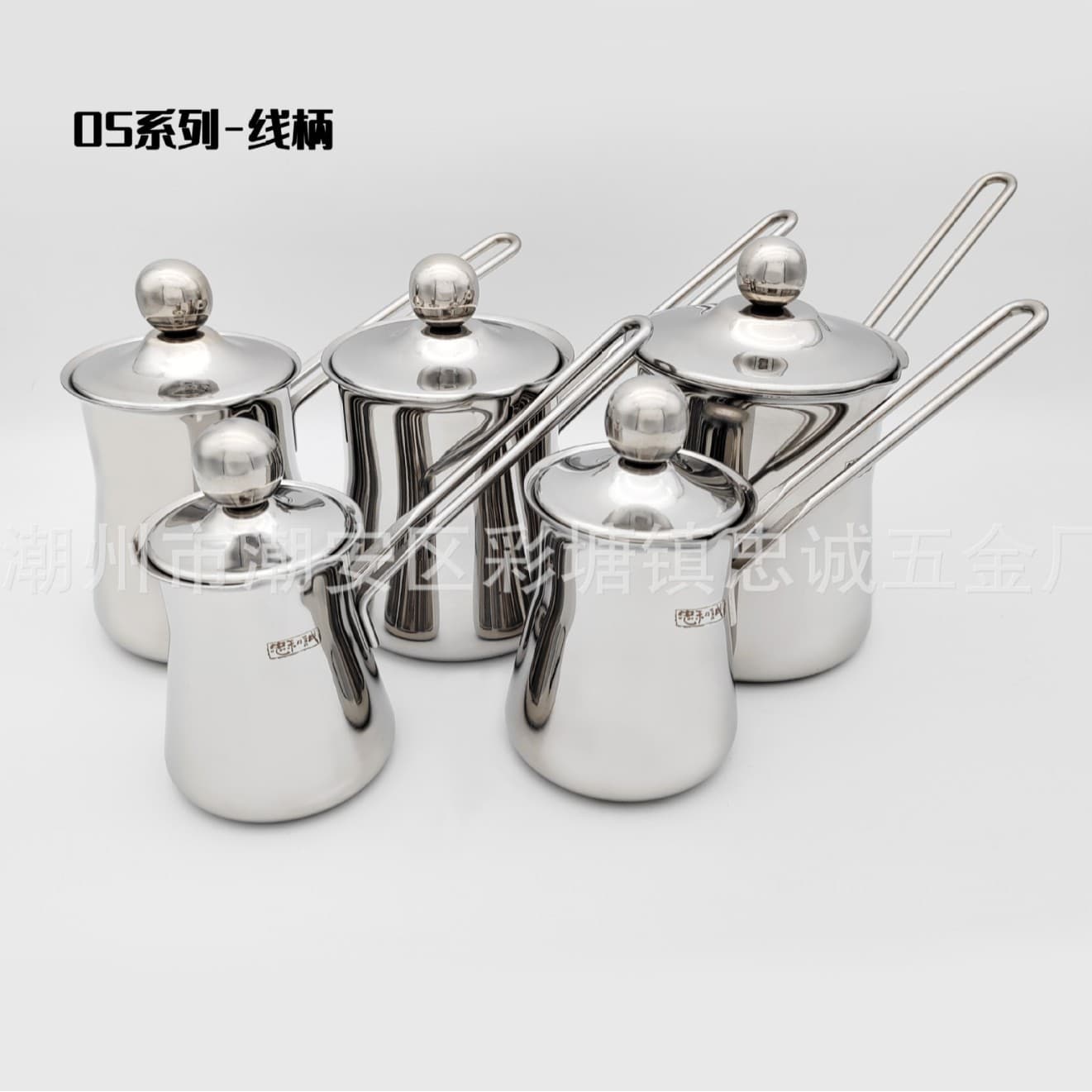 Turkish Coffee Pot, Stainless Steel Coffee Milk Pot, Latte Art Wooden Handle Milk Cup, Coffee Tool