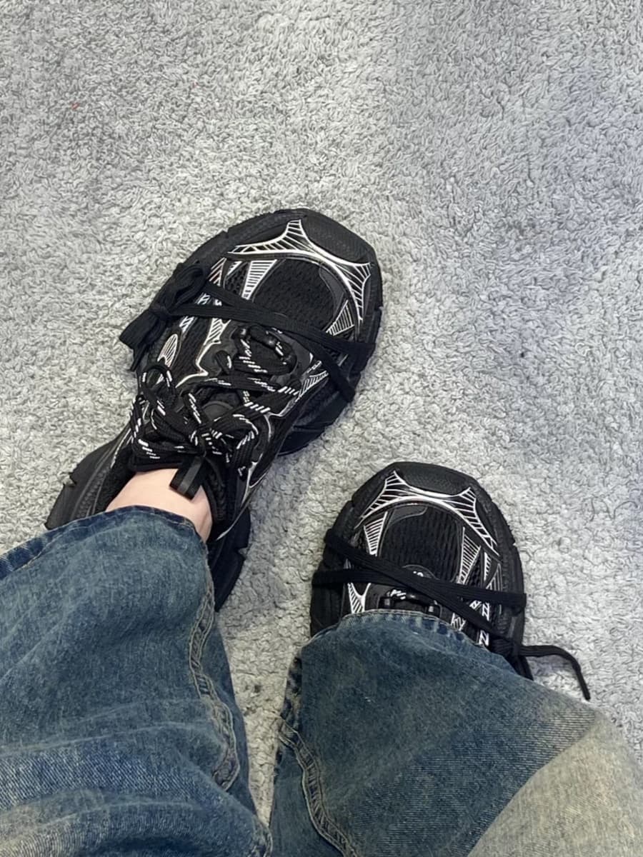 2023 Spring/Summer New Style Women's Dad Sneakers Breathable Mesh Vintage Thick-Soled Height-Increasing Casual Couple Sports Shoes