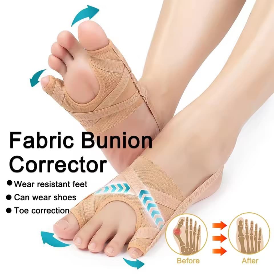 Hallux valgus correction device for women, little toe separation device for correcting bunions, breathable new model.