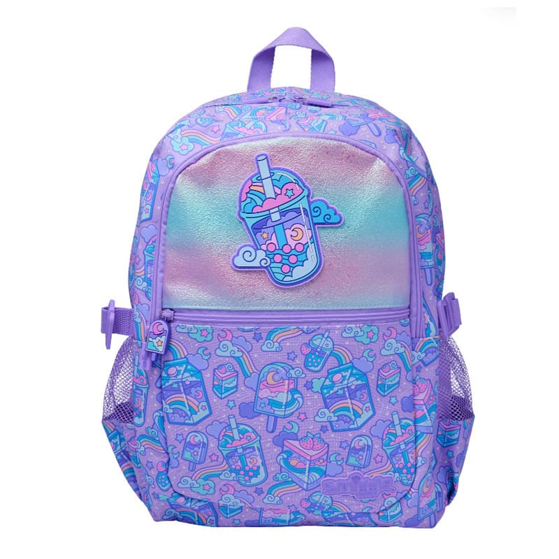 Australia Smiggle Backpack Large Capacity Student Backpack Children Outdoor Casual Bag Pearl Milk Tea Set Series
