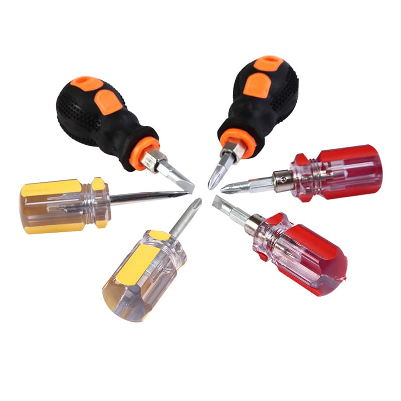 Xindun Mini Dual-Use Screwdriver Cross Flat Head Transparent Screwdriver