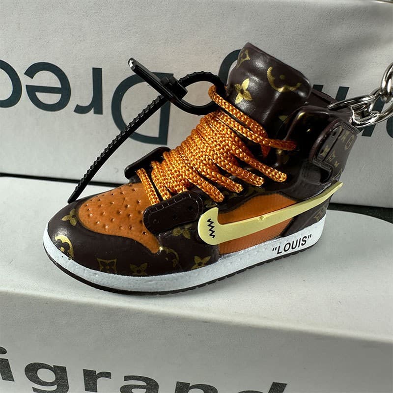 AJ Shoe Mold Keychain NBA Basketball Kobe Bag Charm Mini Basketball Shoe Ornament Creative Personalized Gift