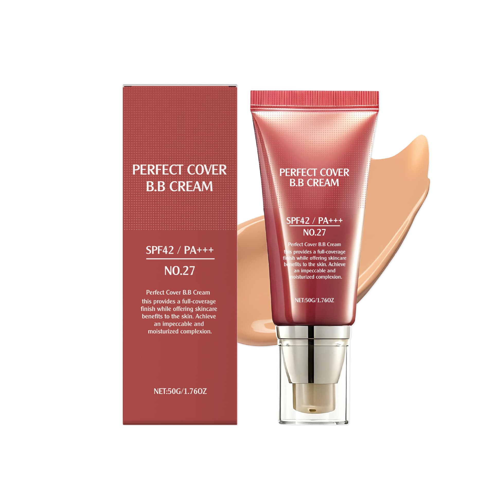 Soft Concealer BB Cream (Skin Tone) Moisturizing Lightweight Matte Clear Concealer BB Cream
