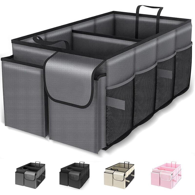 Spot Amazon Large-Capacity Foldable Car Trunk Storage Box Storage Box Car Supplies Tail Box Storage