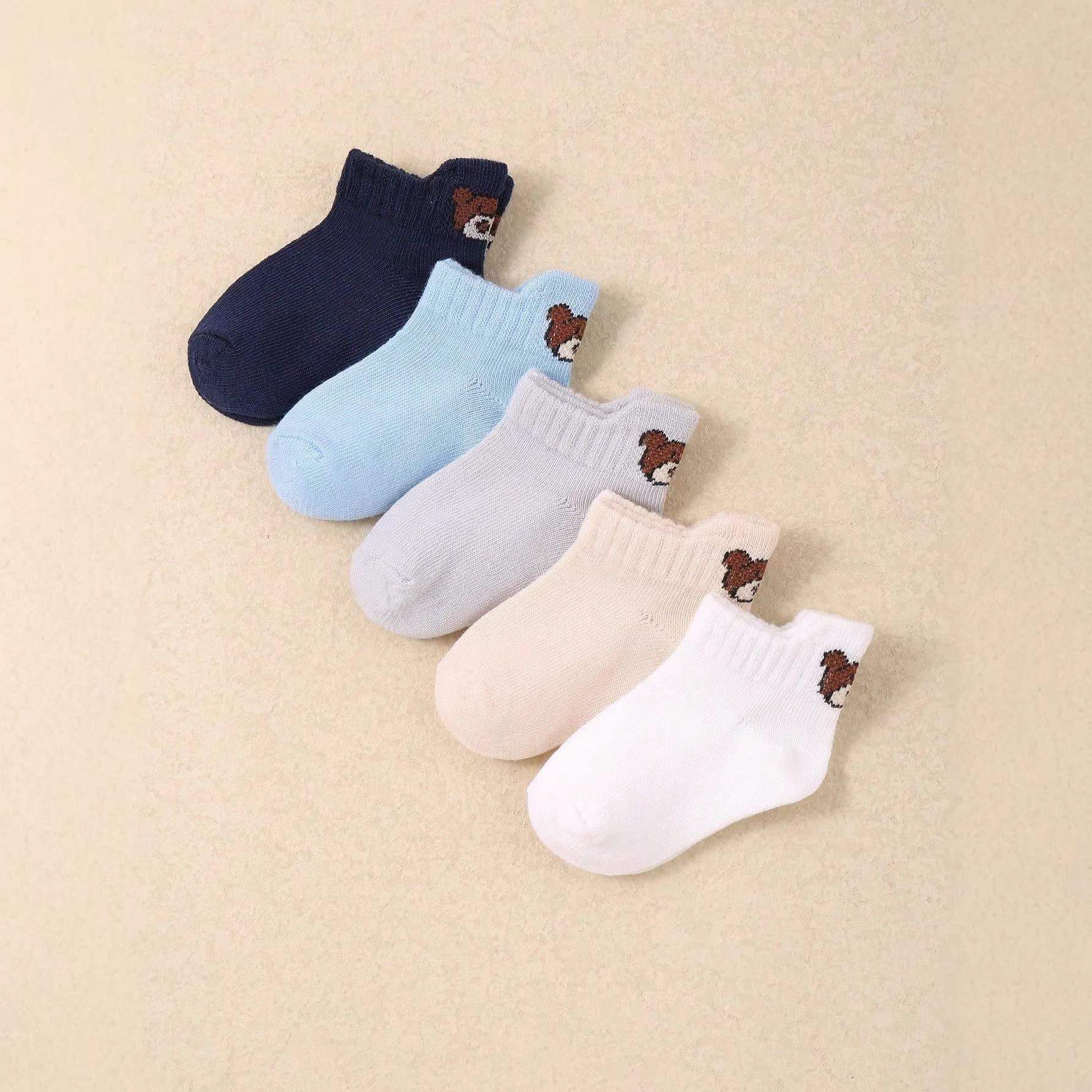 Children's Summer Mesh Ultra-Thin Breathable Deep Color Combed Cotton Sports Socks