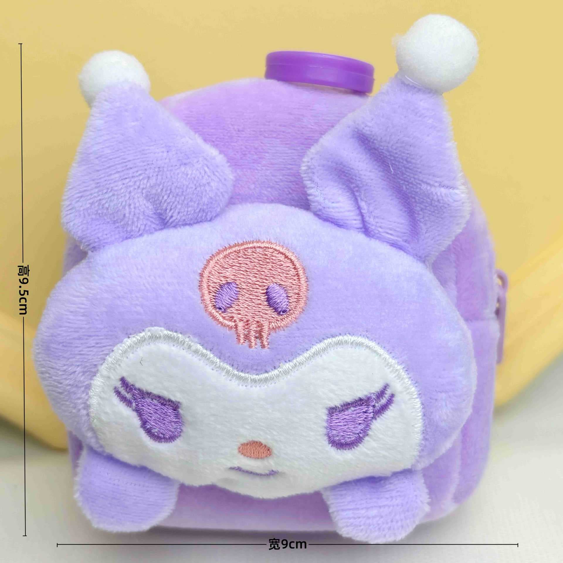 Korean Style Coin Purse Cute Cartoon Doll Square Wallet Couple Coin Earphone Storage Bag Gift Wholesale