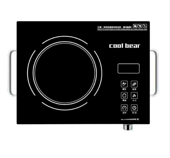 110V Small Appliance Electric Ceramic Stove Induction Cooktop Water Boiler Tea Stove No Pot Restriction 2200W Hot Pot Special
