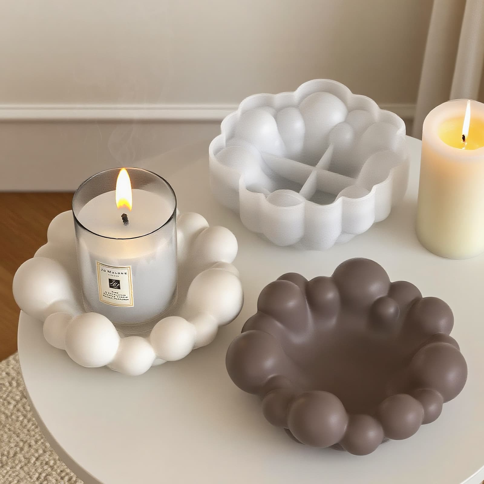 DIY Epoxy Irregular Cloud Storage Box Silicone Mold Gypsum Ins Style Bubble Cloud Decoration Wholesale