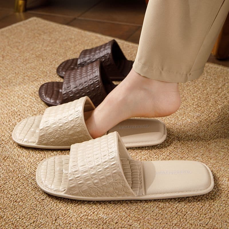 Foldable Women's Slides Summer Travel Portable Anti-Slip Hotel Bathroom Shower Lightweight Men's Slide Sandals