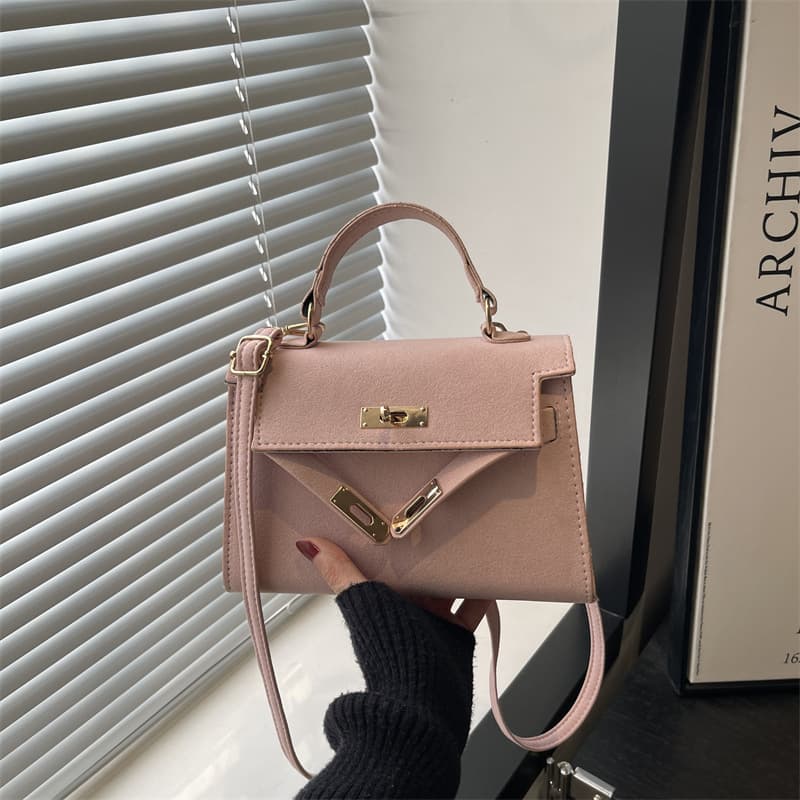 Trendy Summer Commuter Solid Square Bag Women Casual Popular Niche Design High-end Crossbody Bag