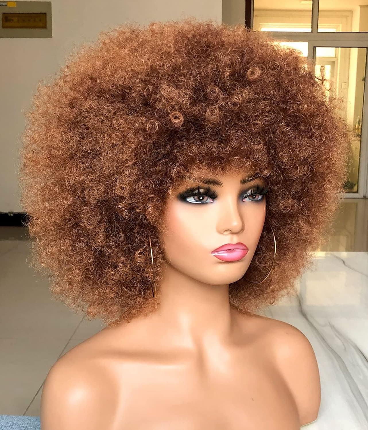 Cross-border Afro Wig 70s Retro African Curly Hair Export to Europe and America Wholesale Drop Shipping