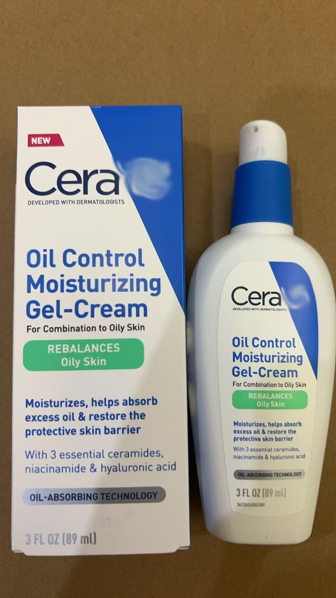 CeraVe AM & PM Facial Moisturizing Lotion 89ml with Niacinamide