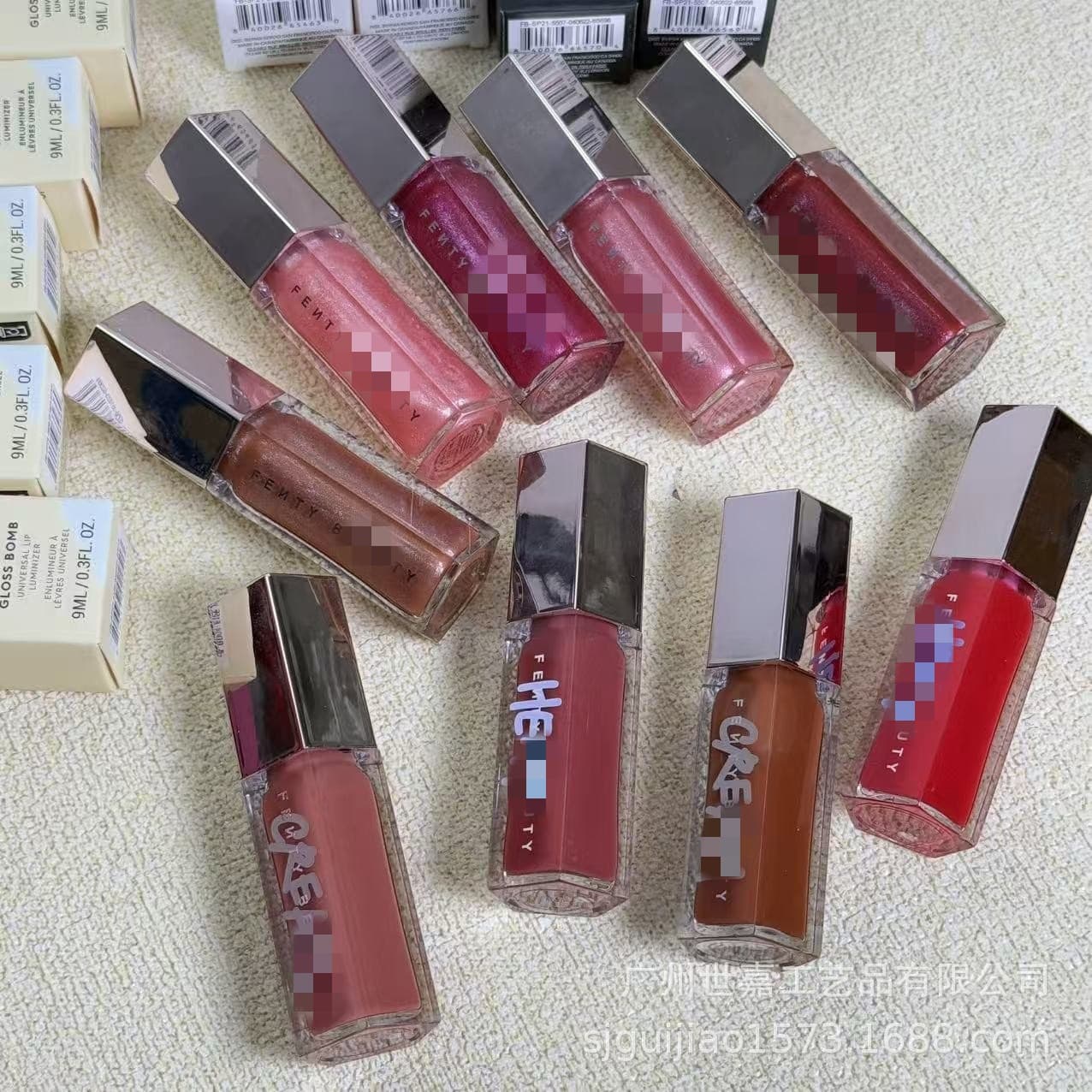 Rihanna New Star Mirror Lip Gloss Nude Crystal Lip Gloss Lip Glow HOT