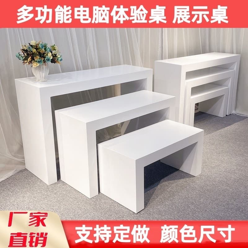 Wall-mounted display table, experience desk, showcase, cashier counter, computer digital accessories cabinet, digital display cabinet