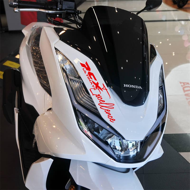 Waterproof Reflective Decal Sticker for Honda Motorcycle PCX Headlight Eyebrow Trim Windshield Modification