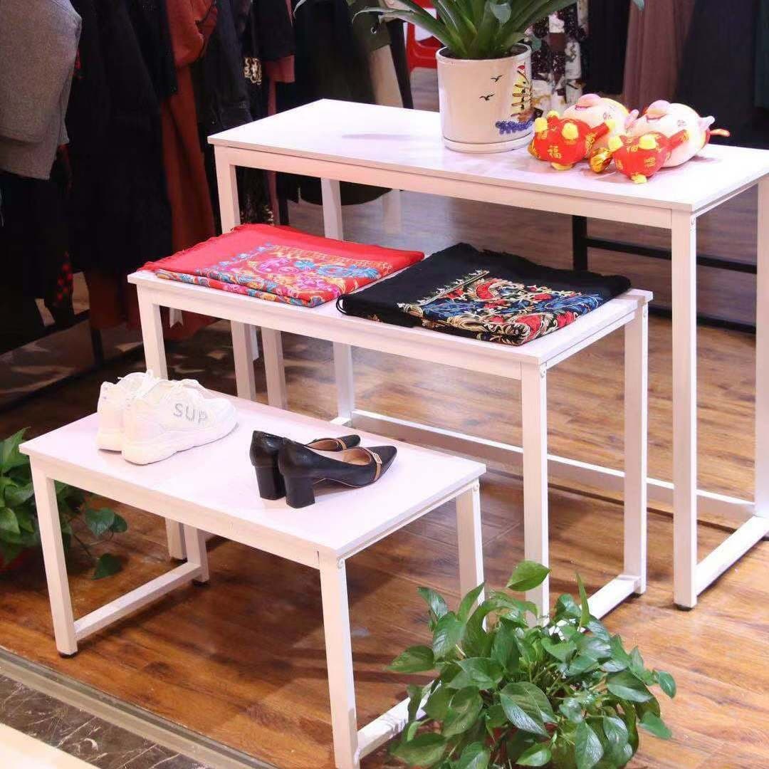 Clothing Store Display Shelves Flow Display Table Flower Shop Storage Rack Shoe Bag Display Rack